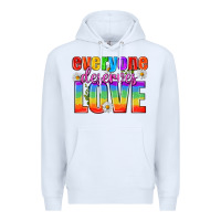 White Everyone Deserves Love Pride Lgbtq Premium Hoodie - BundleAndBundleShop