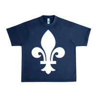 Navy vintage quebec hockey   retro nordiques fleur de lis Urban Heavy Tee - tuanDangUi