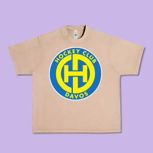 Hc Davos Swiss Ice Hockey Sports Fans Urban Heavy Tee Designed By Tuandangui