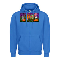 True Royal halloween mini license plate Zipper Hoodie - BundleAndBundleShop