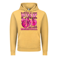 Vintage Mustard In October We Wear Pink and Watch Basketball Vintage Hoodie - texasbilliewilder