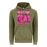 Vintage Olive In October We Wear Pink and Watch Basketball Vintage Hoodie - texasbilliewilder