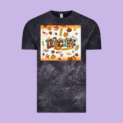 Teacher Fall Vintage Tee Designed By Nancycooperartshop
