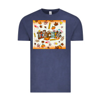 Vintage Denim teacher fall Vintage Tee - NancyCooperArtShop