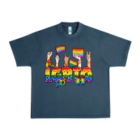 Midnight Navy LGBTQ+ Urban Heavy Tee - NancyCooperArtShop