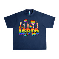 Navy LGBTQ+ Urban Heavy Tee - NancyCooperArtShop