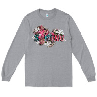 Heather Grey strong cancer awareness Long Sleeve Tee - CowGirlArtShop