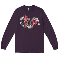 Plum strong cancer awareness Long Sleeve Tee - CowGirlArtShop