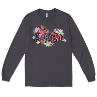 Smoke strong cancer awareness Long Sleeve Tee - CowGirlArtShop