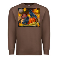 Chestnut Fall Crow Premium Sweatshirt - LillyAllenDesigns