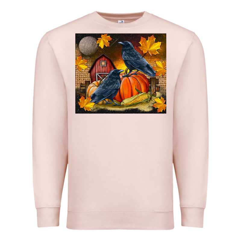 Fall Crow Premium Sweatshirt by LillyAllenDesigns | Teevron