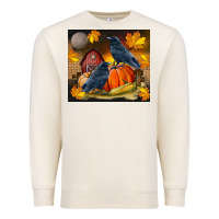 Sandshell Fall Crow Premium Sweatshirt - LillyAllenDesigns