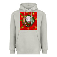 Moon Dust christmas hereford calf Heavyweight Hoodie - LillyAllenDesigns