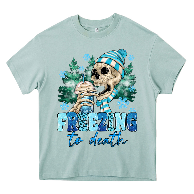 Freezing To Death Heavy Core Tee by MaliasSmallBusiness | Teevron