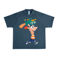 Midnight Navy phineas and perry Urban Heavy Tee - tuanDangUi