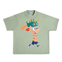 Oil Green phineas and perry Urban Heavy Tee - tuanDangUi