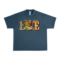 Midnight Navy Love Gnome Urban Heavy Tee - texasbilliewilder