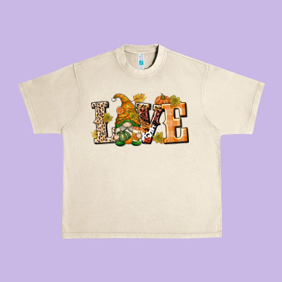 Love Gnome Urban Heavy Tee Designed By Texasbilliewilder