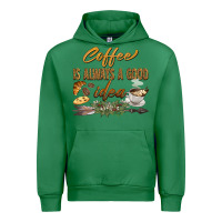 Emerald coffee is always a good idea Urban Hoodie - BarkalooDesign
