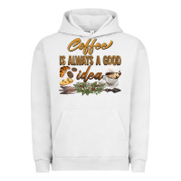 Pigment Lunar Rock coffee is always a good idea Urban Hoodie - BarkalooDesign