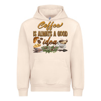 Sandshell coffee is always a good idea Urban Hoodie - BarkalooDesign