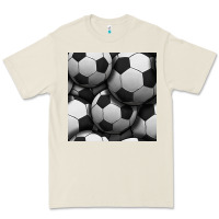 Bone soccer seamless pattern Premium Tee - BundleAndBundleShop