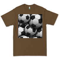 Cacao soccer seamless pattern Premium Tee - BundleAndBundleShop
