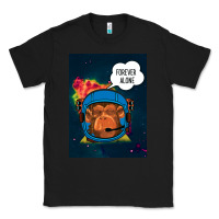 Black Forever Alone, Monkey, Space, Monkey At Space, Classic Tee - Bettercallsaul