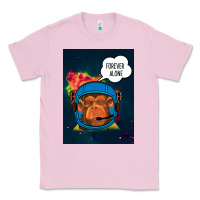 Bubblegum Pink Forever Alone, Monkey, Space, Monkey At Space, Classic Tee - Bettercallsaul