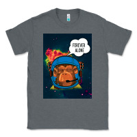 Charcoal Heather Forever Alone, Monkey, Space, Monkey At Space, Classic Tee - Bettercallsaul
