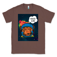 Chestnut Forever Alone, Monkey, Space, Monkey At Space, Classic Tee - Bettercallsaul