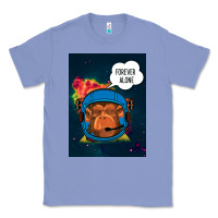 Colony Blue Forever Alone, Monkey, Space, Monkey At Space, Classic Tee - Bettercallsaul