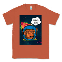 Copper Forever Alone, Monkey, Space, Monkey At Space, Classic Tee - Bettercallsaul