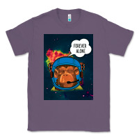 Lavender Forever Alone, Monkey, Space, Monkey At Space, Classic Tee - Bettercallsaul
