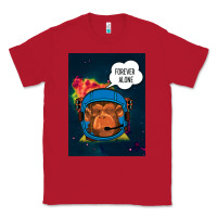 Red Forever Alone, Monkey, Space, Monkey At Space, Classic Tee - Bettercallsaul