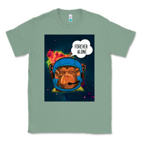 Sage Forever Alone, Monkey, Space, Monkey At Space, Classic Tee - Bettercallsaul