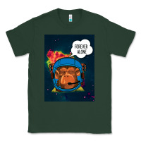 Sports Green Forever Alone, Monkey, Space, Monkey At Space, Classic Tee - Bettercallsaul