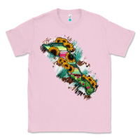 Bubblegum Pink Baja California Sur State Of Mexico Map Classic Tee - RanaPortraitStore