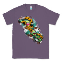 Lavender Baja California Sur State Of Mexico Map Classic Tee - RanaPortraitStore