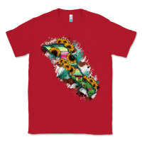 Red Baja California Sur State Of Mexico Map Classic Tee - RanaPortraitStore