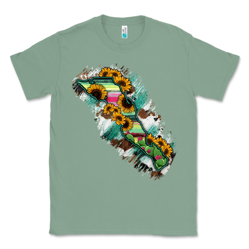 Baja California Sur State Of Mexico Map Classic Tee by RanaPortraitStore | Teevron