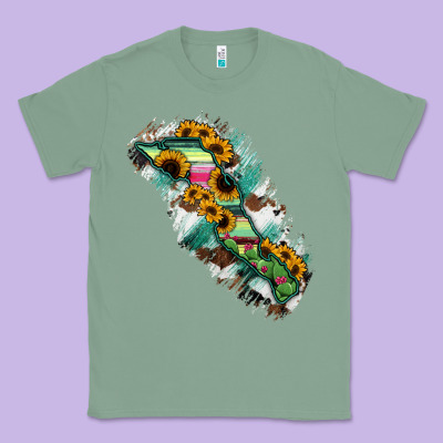 Baja California Sur State Of Mexico Map Classic Tee Designed By Ranaportraitstore