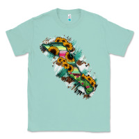 Seafoam Baja California Sur State Of Mexico Map Classic Tee - RanaPortraitStore