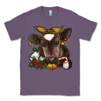 Lavender christmas baby cow Classic Tee - RanaPortraitStore