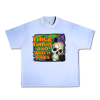 Thick Thighs And Witch Vibes Urban Heavy Tee | Teevron
