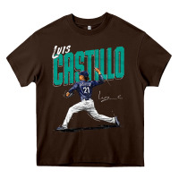 Chocolate Brown luis castillo seattle baseball Heavy Core Tee - tuanDangUi