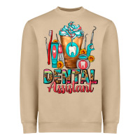 Mushroom Dental Assistant Dentist Frappe Heavyweight Sweatshirt - FaDigitalArtStudio