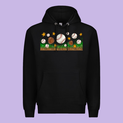 Baseball Glove With Leopard Libbey Glass Premium Hoodie Designed By Bundleandbundleshop