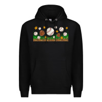 Black Baseball Glove With Leopard Libbey Glass Premium Hoodie - BundleAndBundleShop