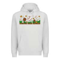 Dove Grey Baseball Glove With Leopard Libbey Glass Premium Hoodie - BundleAndBundleShop